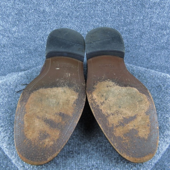 Bass & Co The Esser Men Derby Oxfords Shoes Brown Leather Lace Up Size 11 Medium - Picture 10 of 10